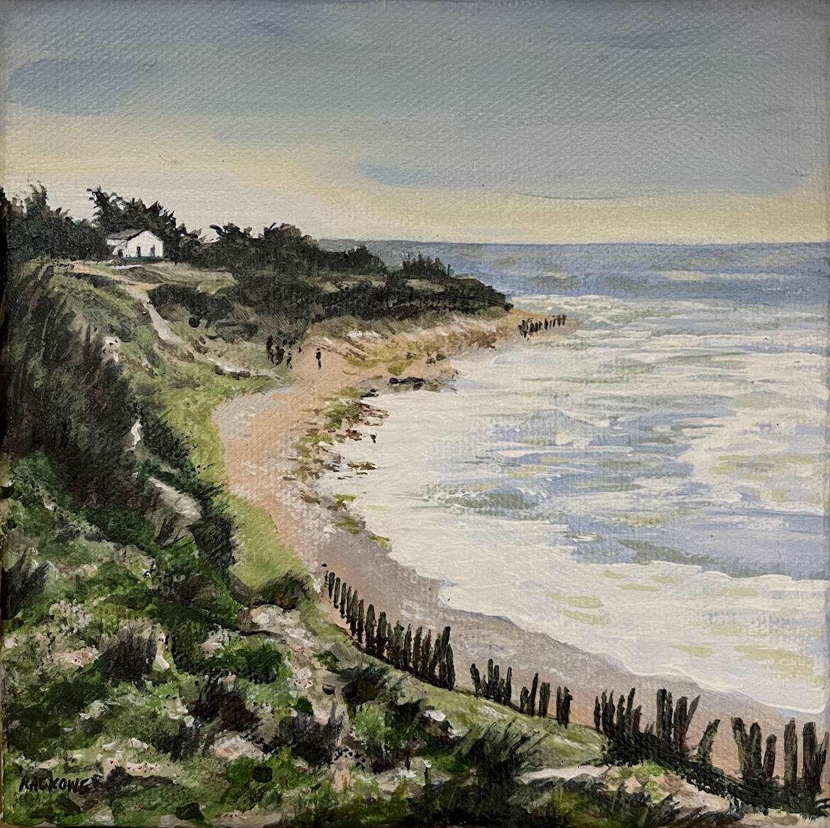 La Pointe de Chaucre - Oléron paintings - Amanda Rackowe