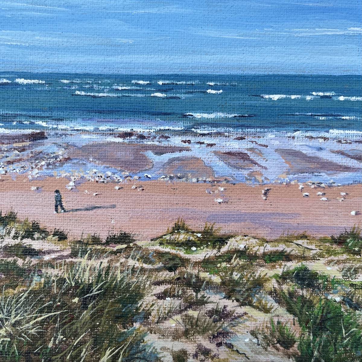 Tide Out - Marée Base - Chaucre - Oléron paintings - Amanda Rackowe