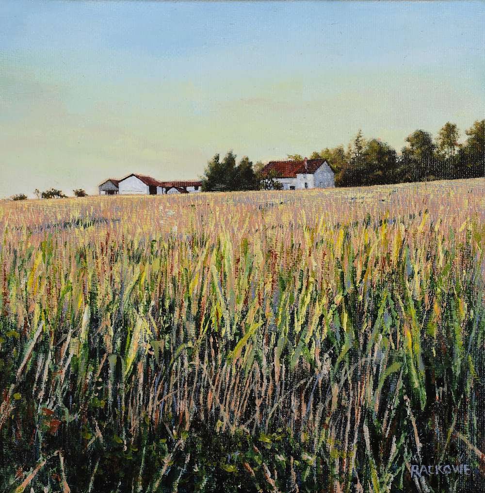 Fermette de la Double - Amanda Rackowe - French landscape painting