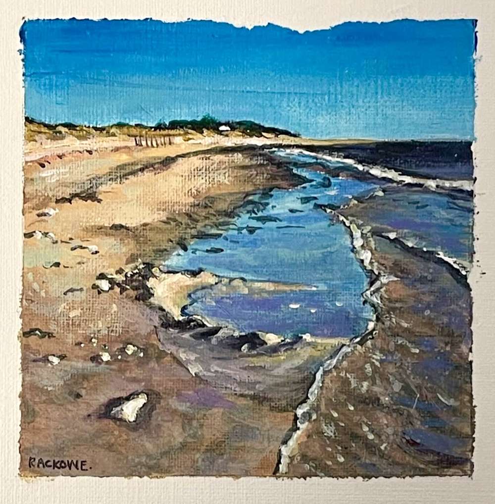 Marée Basse à chaucre Oleron paintings Amanda Rackowe