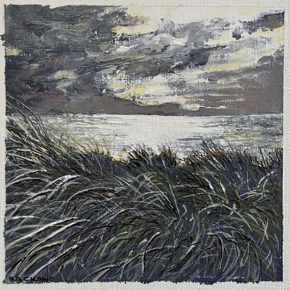 Silver shores Oleron painting Amanda Rackowe