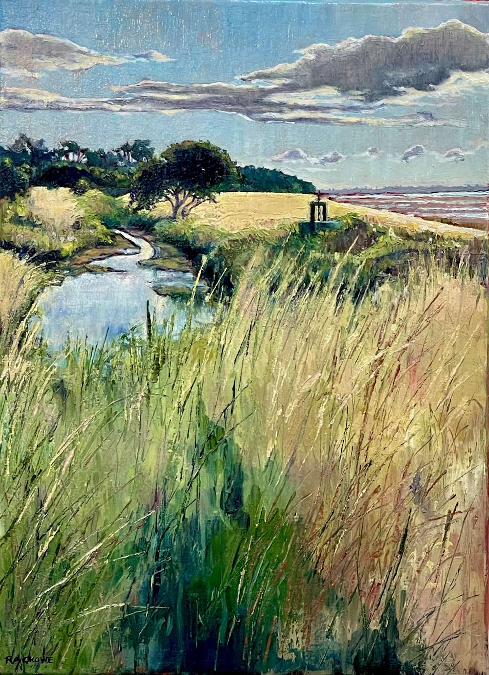 The Whispers of the Marsh Oleron paintings - Amanda Rackowe