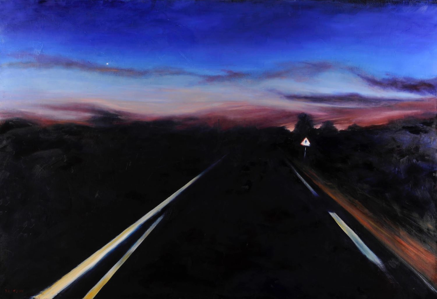 The road to venus- painting by Amanda Rackowe